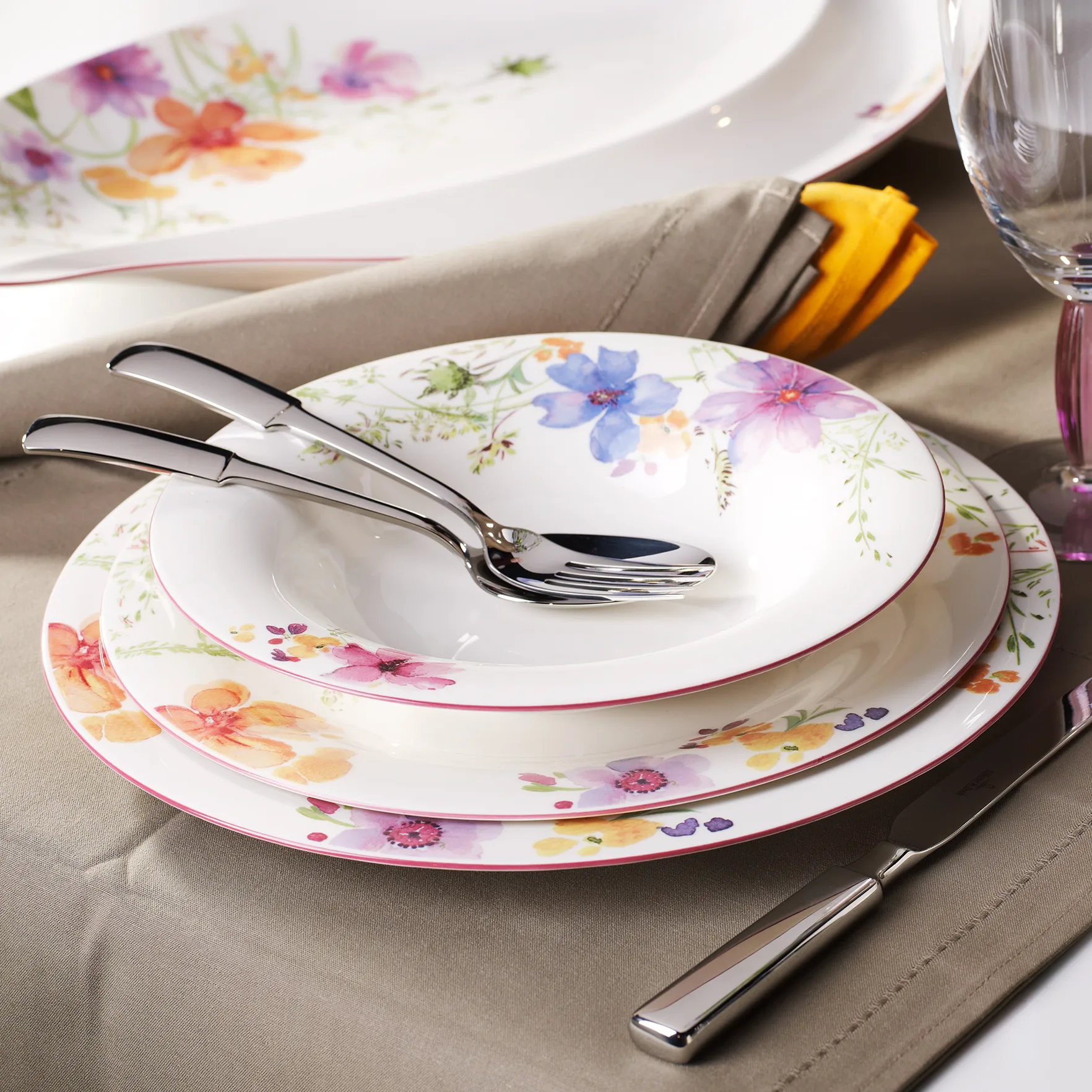 Plato para comida Mariefleuer, 27 cm Villeroy & Boch