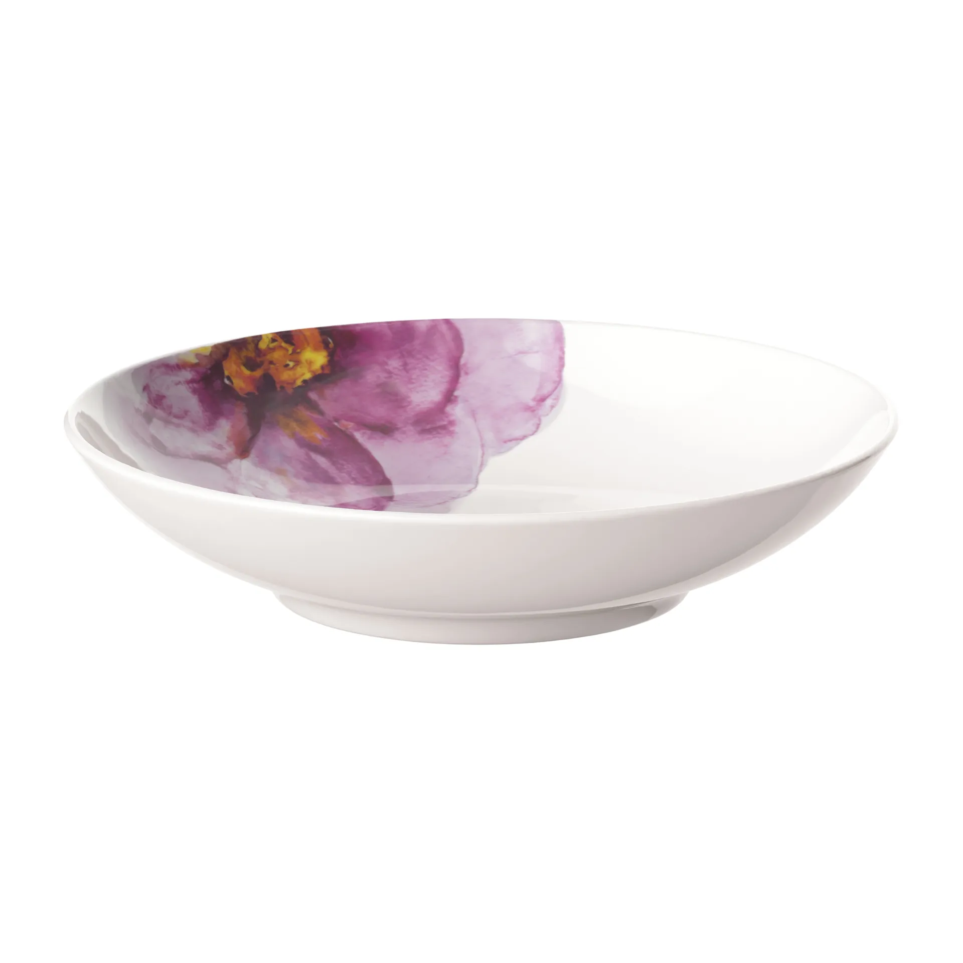 Plato para pasta Rose Garden Ø24 cm, Blanco-rojo Villeroy & Boch