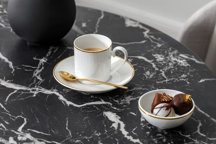 Plato para taza de café espresso Château Septfontaines Ø12,5 cm, Blanco-oro Villeroy & Boch