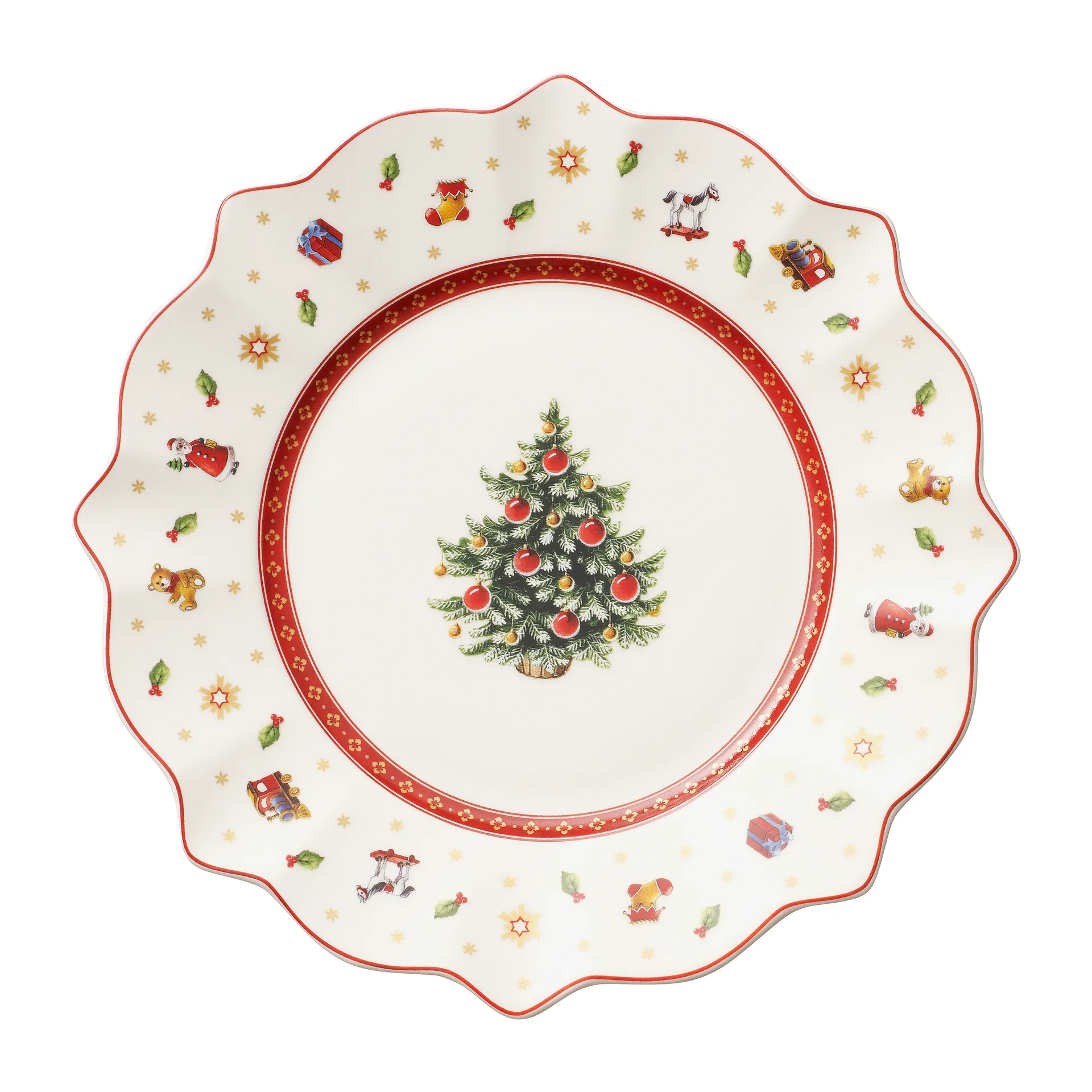 Plato Toy's Delight Ø24 cm, blanco-rojo Villeroy & Boch