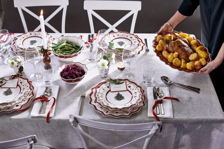 Plato Toy's Delight Ø24 cm, blanco-rojo Villeroy & Boch