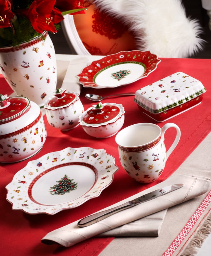 Plato Toy's Delight Ø24 cm, blanco-rojo Villeroy & Boch