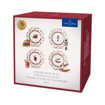 Plato Toy's Delight 4 piezas - Blanco-rojo - Villeroy & Boch