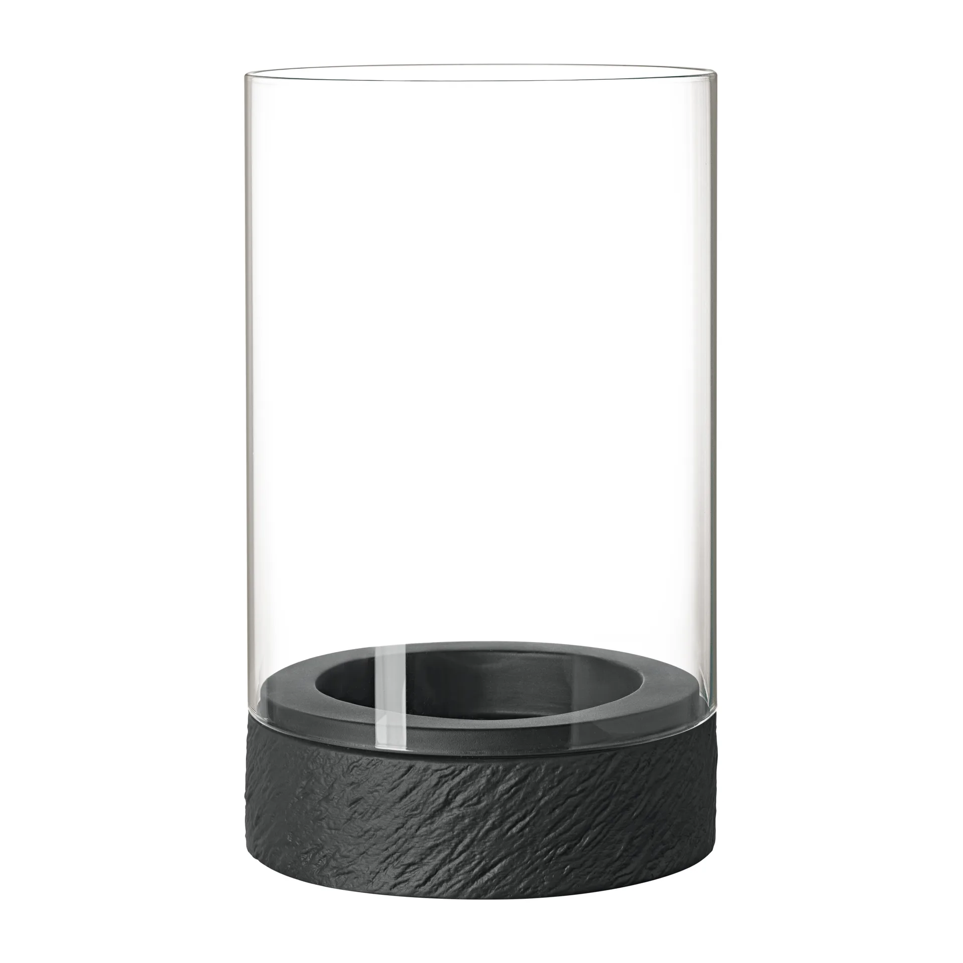 Portavelas Manufacture Rock Home Hurricane L, Negro Villeroy & Boch