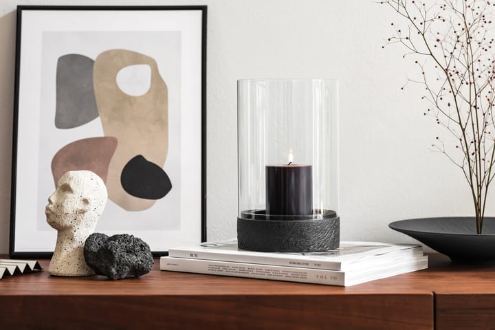 Portavelas Manufacture Rock Home Hurricane L, Negro Villeroy & Boch
