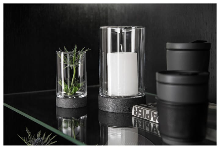 Portavelas Manufacture Rock Home Hurricane L, Negro Villeroy & Boch