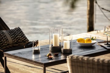 Portavelas Manufacture Rock Home Hurricane S - Negro - Villeroy & Boch