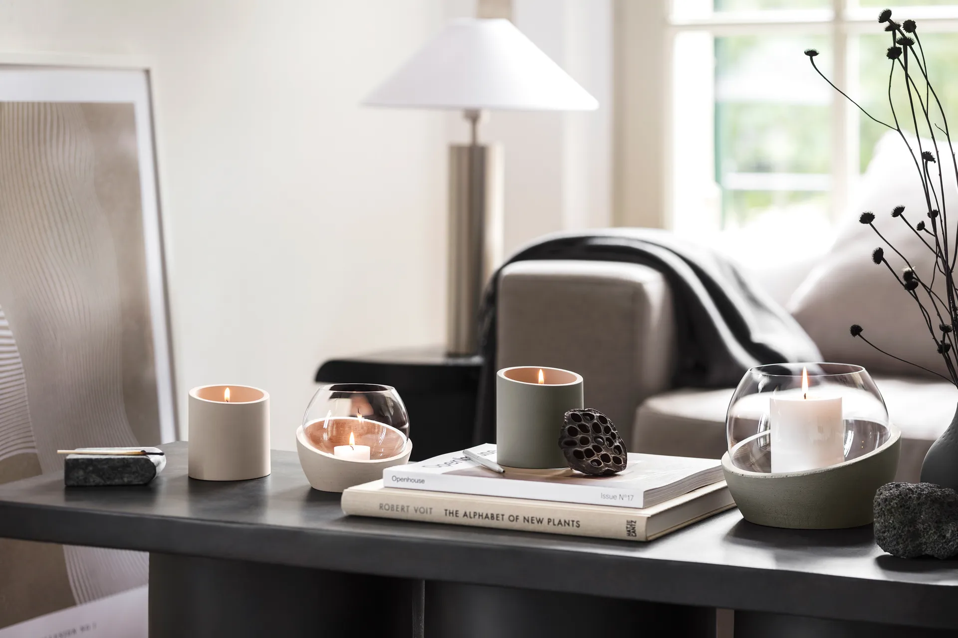 Portavelas NewMoon 14,5x17 cm, Taupe Villeroy & Boch