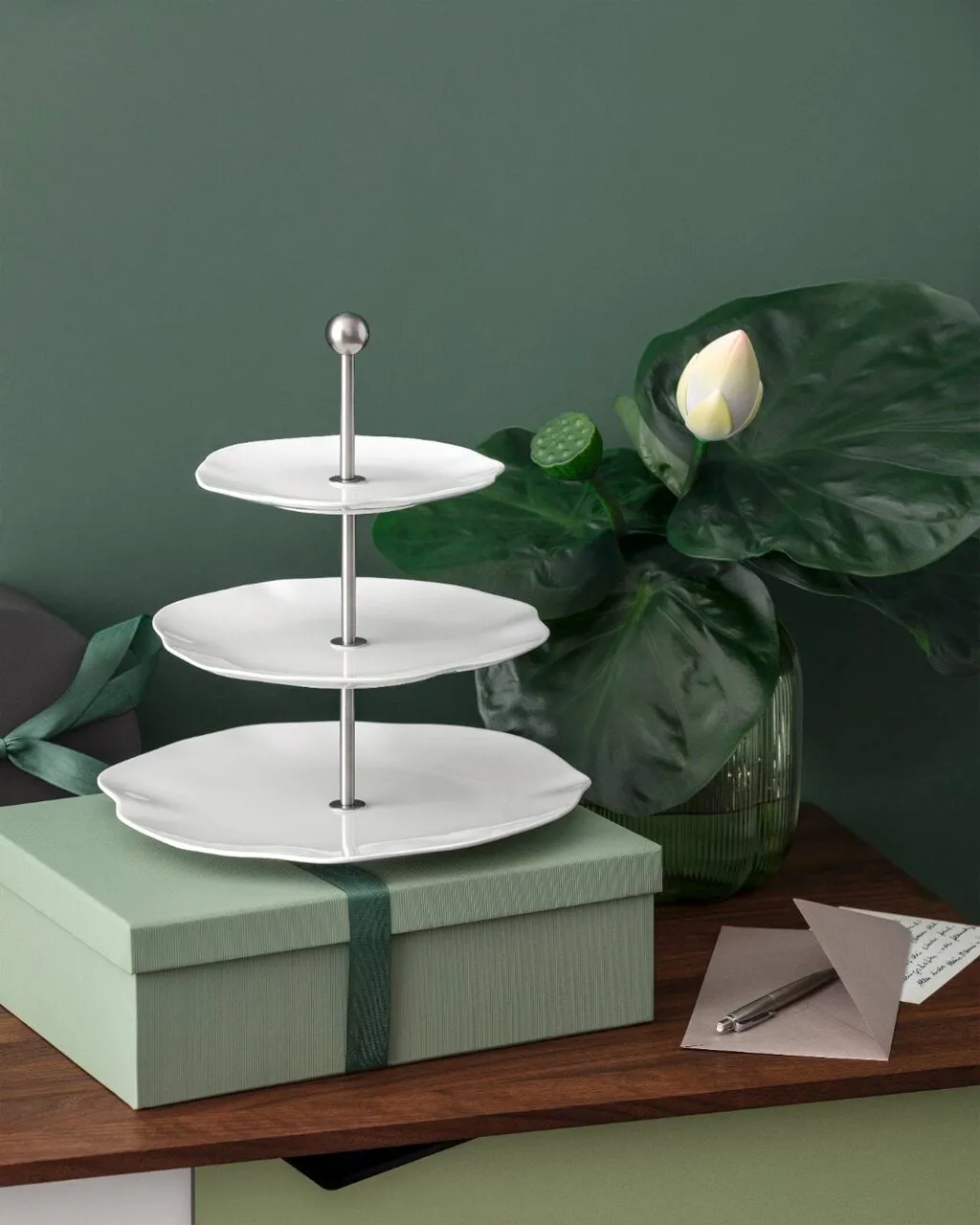 Pura bandeja de varios pisos, Blanco, 3 niveles Villeroy & Boch