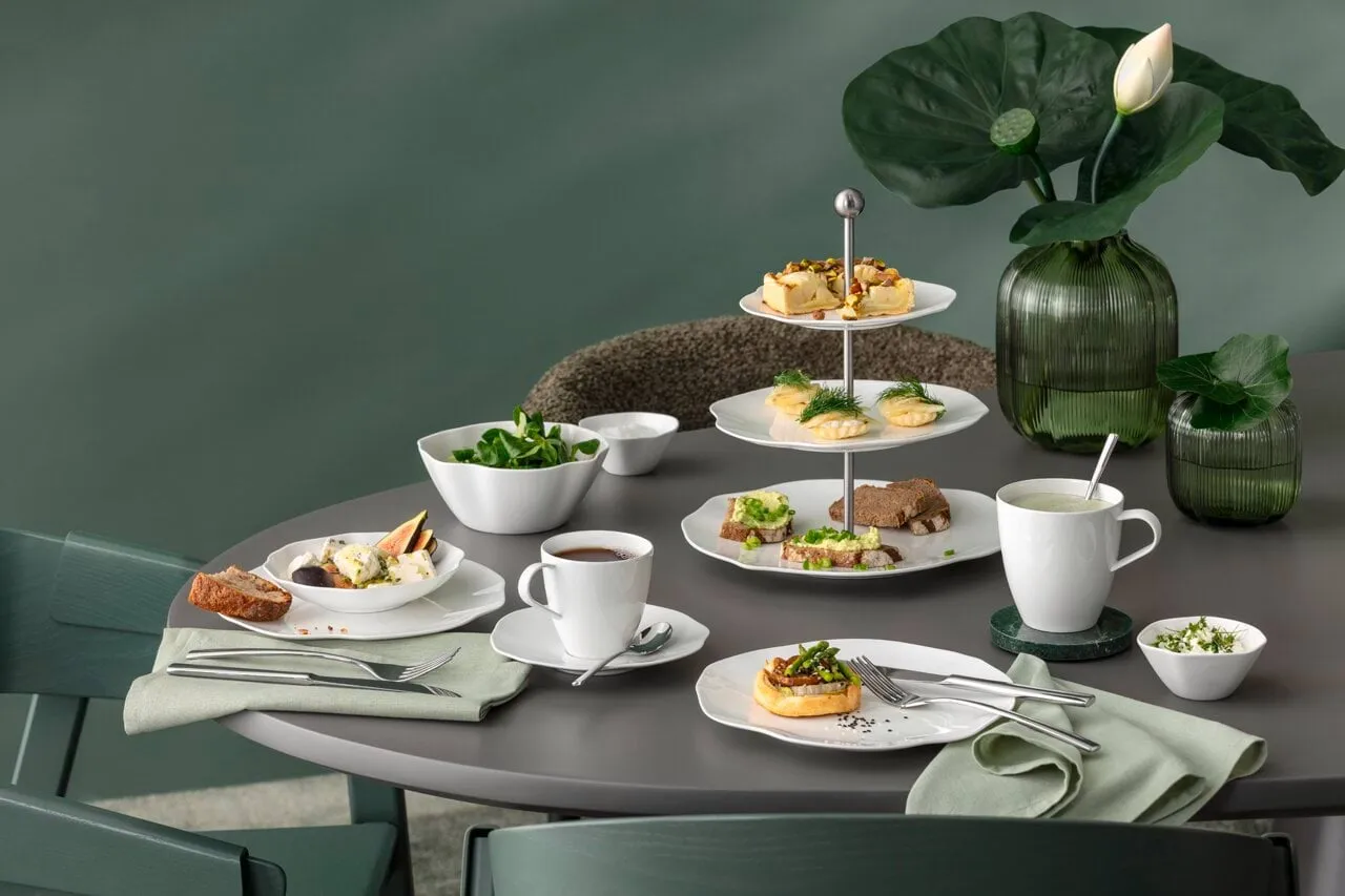 Pura bandeja de varios pisos, Blanco, 3 niveles Villeroy & Boch