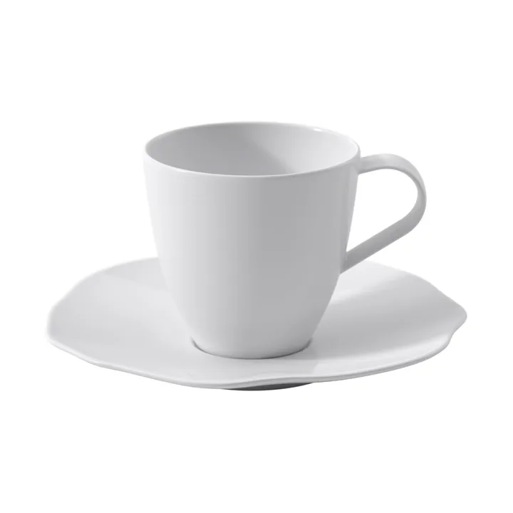 Pura taza con plato - Blanco, 2 piezas - Villeroy & Boch