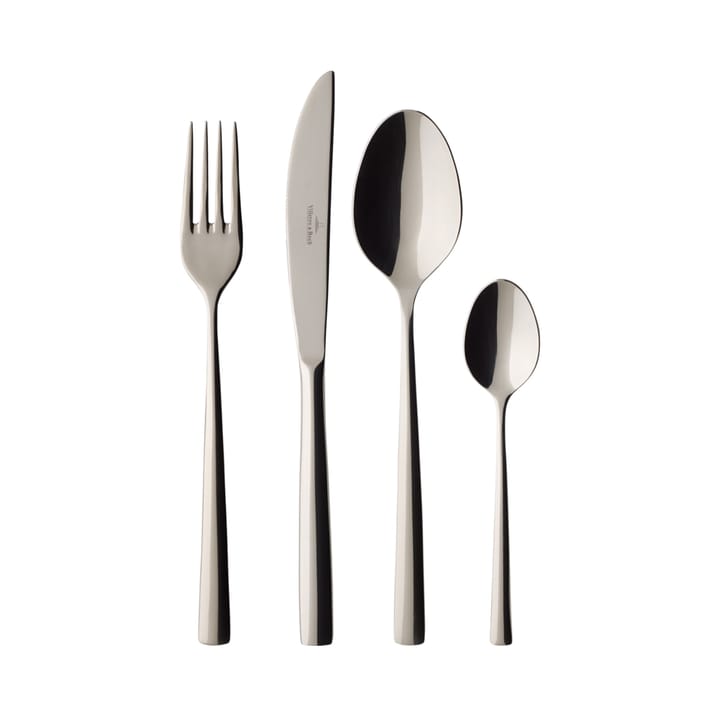 Set de 4 cubiertos Piemont - acero inoxidable - Villeroy & Boch