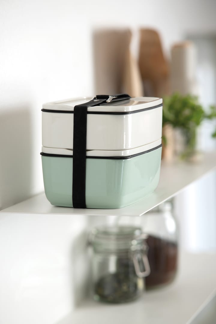 Set de fiambreras rectangulares To Go & To Stay, verde-blanco Villeroy & Boch