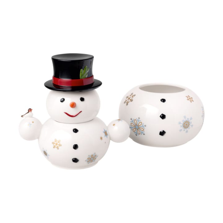 Tarro muñeco de nieve Christmas Toy's Memory 4 piezas, Blanco Villeroy & Boch