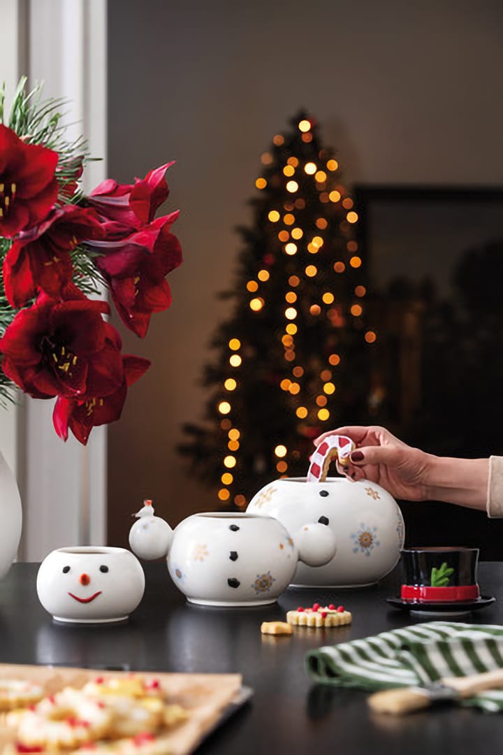 Tarro muñeco de nieve Christmas Toy's Memory 4 piezas, Blanco Villeroy & Boch