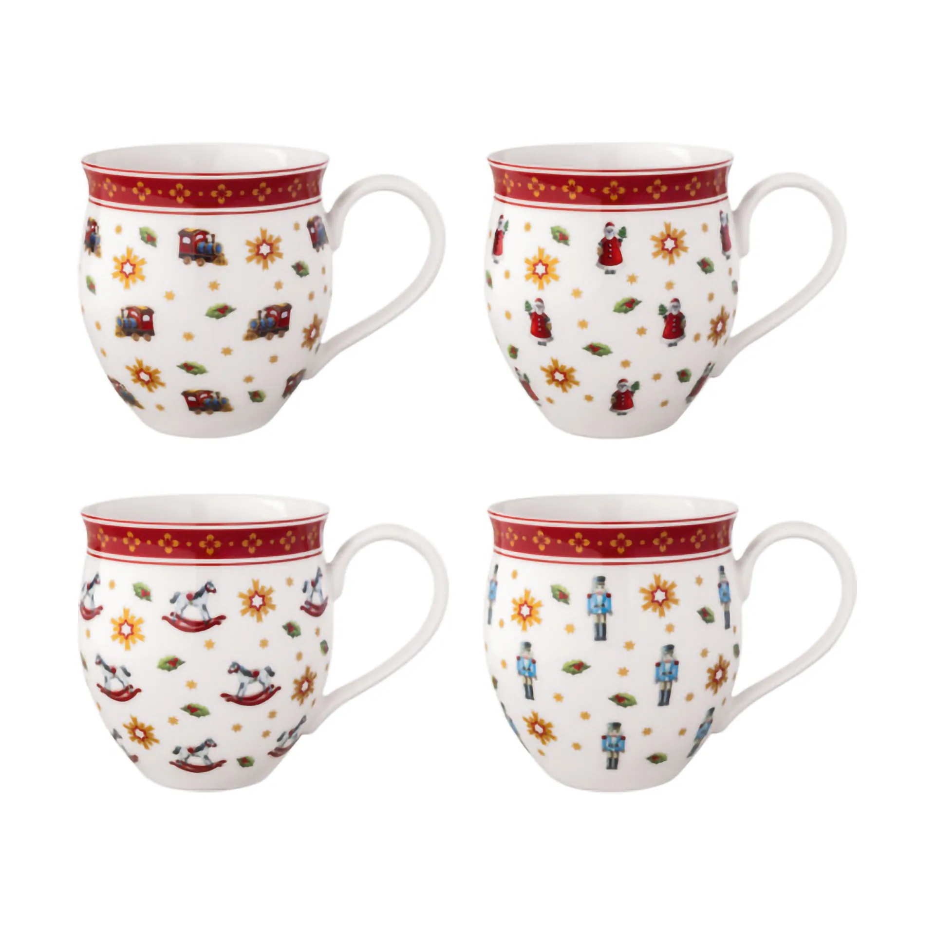 Taza Toy's Delight 4 piezas, Blanco-rojo Villeroy & Boch