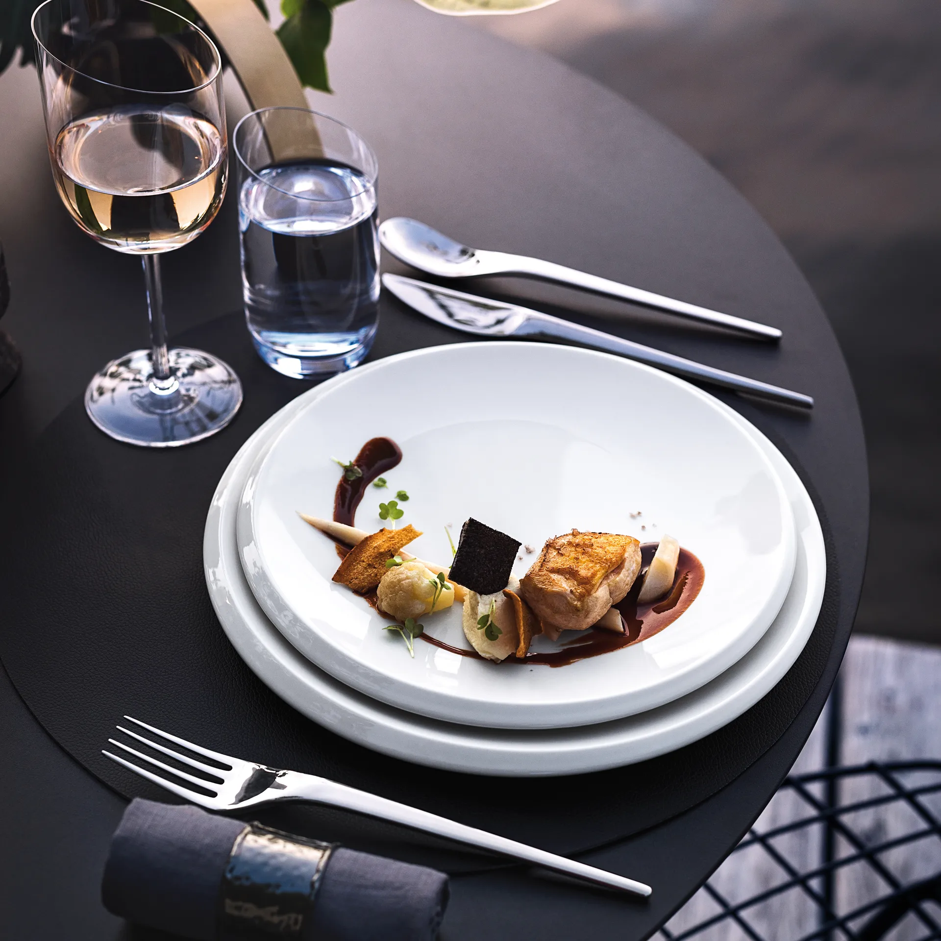 Tenedor de mesa NewMoon, acero inoxidable Villeroy & Boch