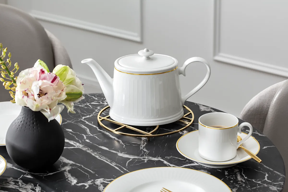 Tetera Château Septfontaines 1,2 l, Blanco-oro Villeroy & Boch