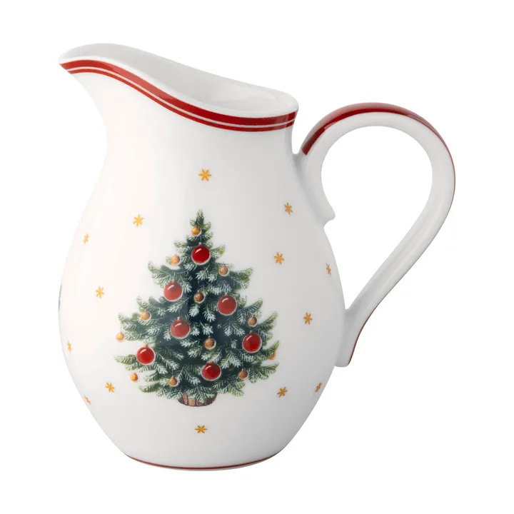 Toy's Delight jarra de leche - Blanco-rojo, madera, 0,22 l - Villeroy & Boch