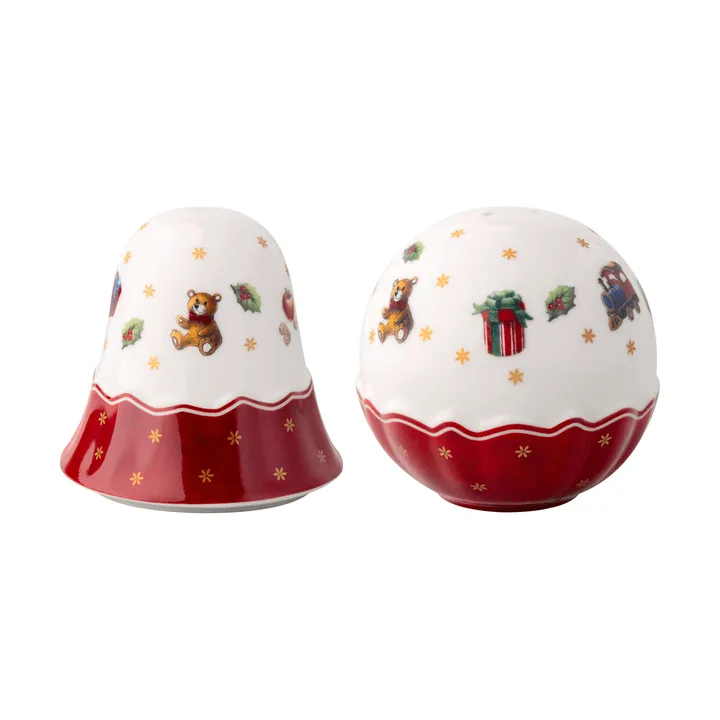 Toy's Delight salero y pimentero - Blanco-rojo, 2 piezas - Villeroy & Boch