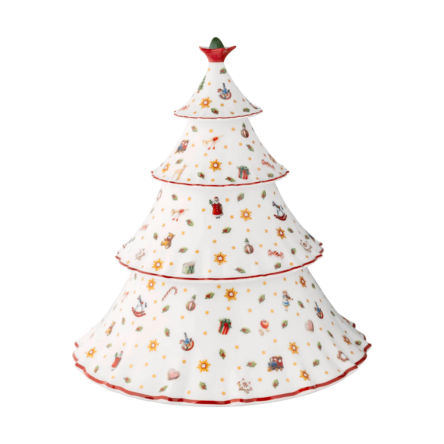 Toy's Delight tarro de madera, Blanco-rojo, 4 piezas Villeroy & Boch