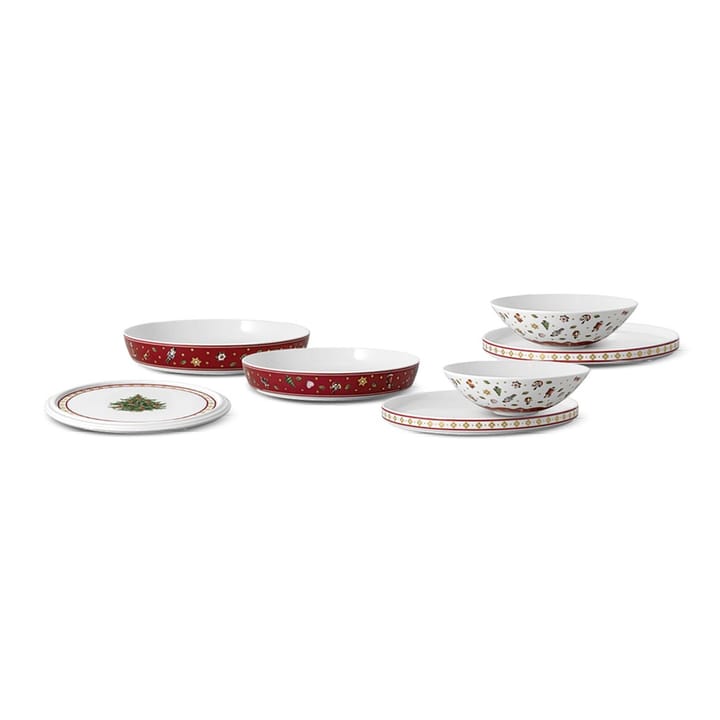 Vajilla Toy's Delight La Boule 7 piezas, Blanco-rojo Villeroy & Boch