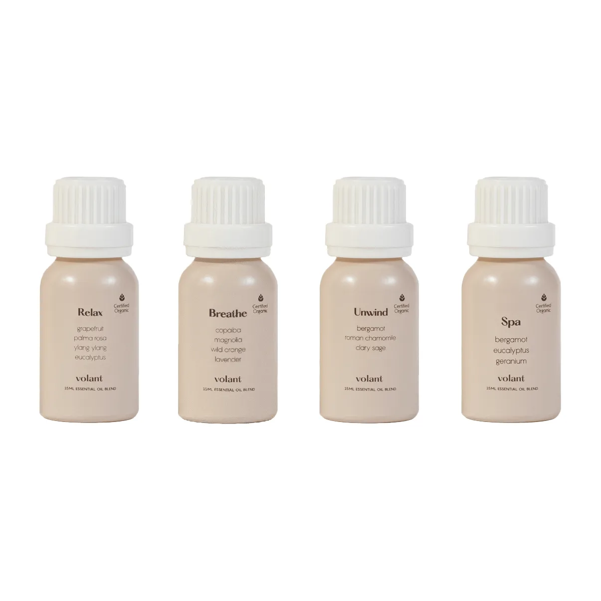 Aceites esenciales The relaxing set, 4 fragancias Volant