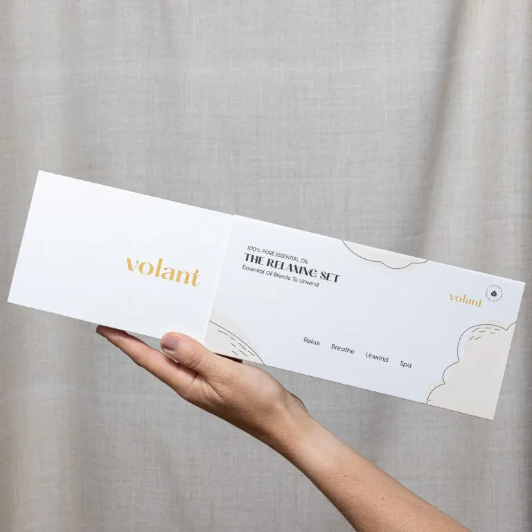 Aceites esenciales The relaxing set, 4 fragancias Volant