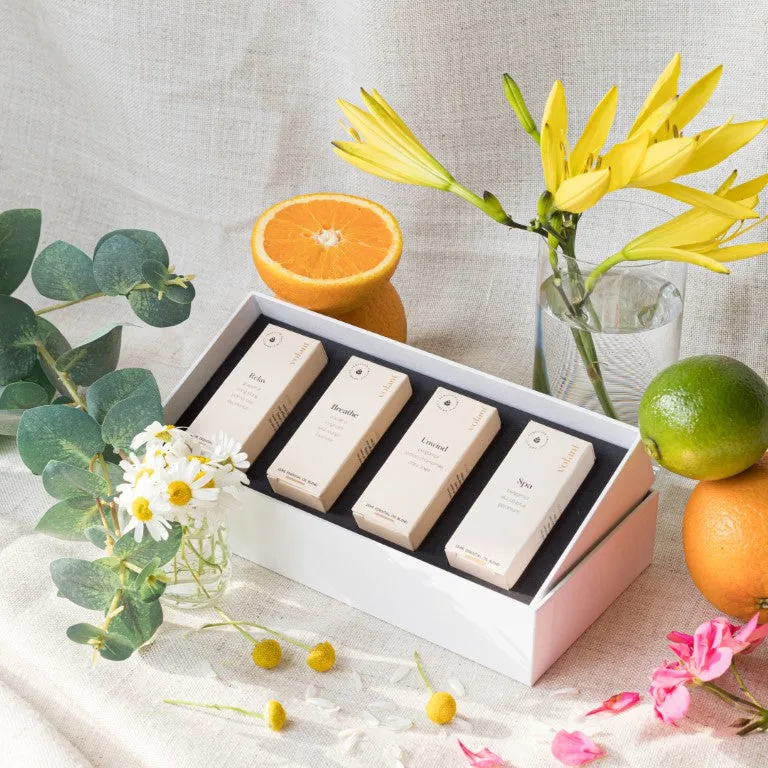 Aceites esenciales The relaxing set, 4 fragancias Volant