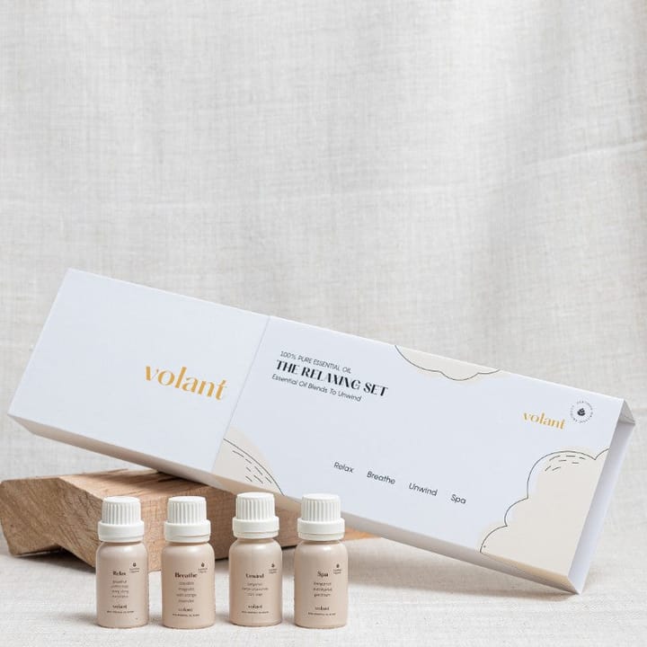 Aceites esenciales The relaxing set, 4 fragancias Volant