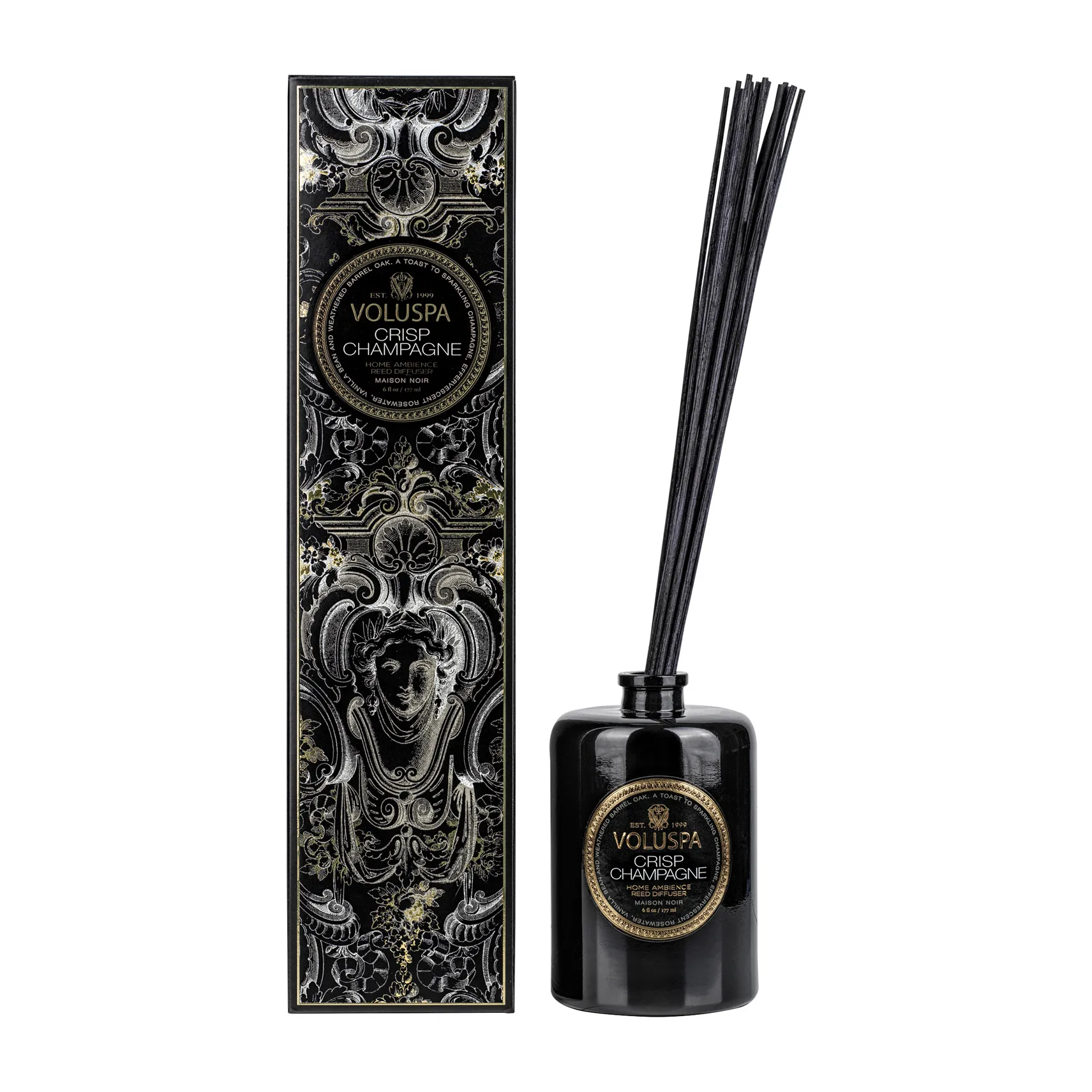 Difusor con varillas Maison Noir 177 ml, Crisp Champagne Voluspa