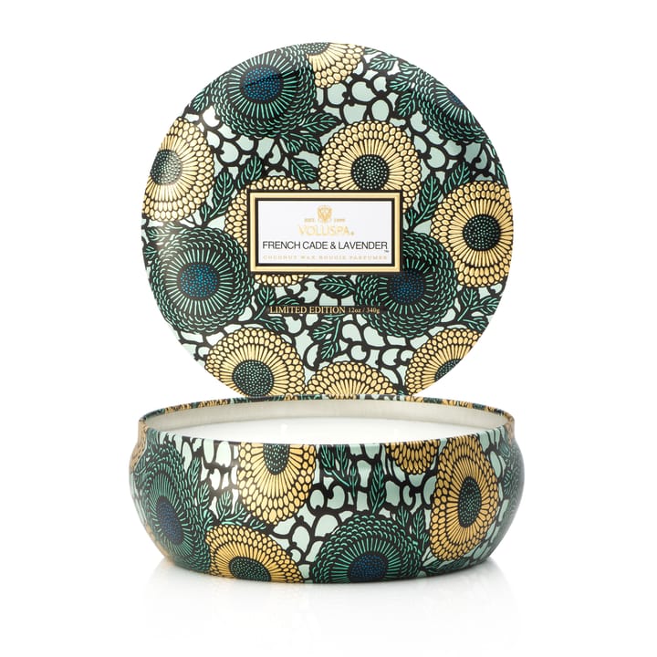 Vela perfumada 3-wick in a tin 60h - French Cade & Lavender - Voluspa