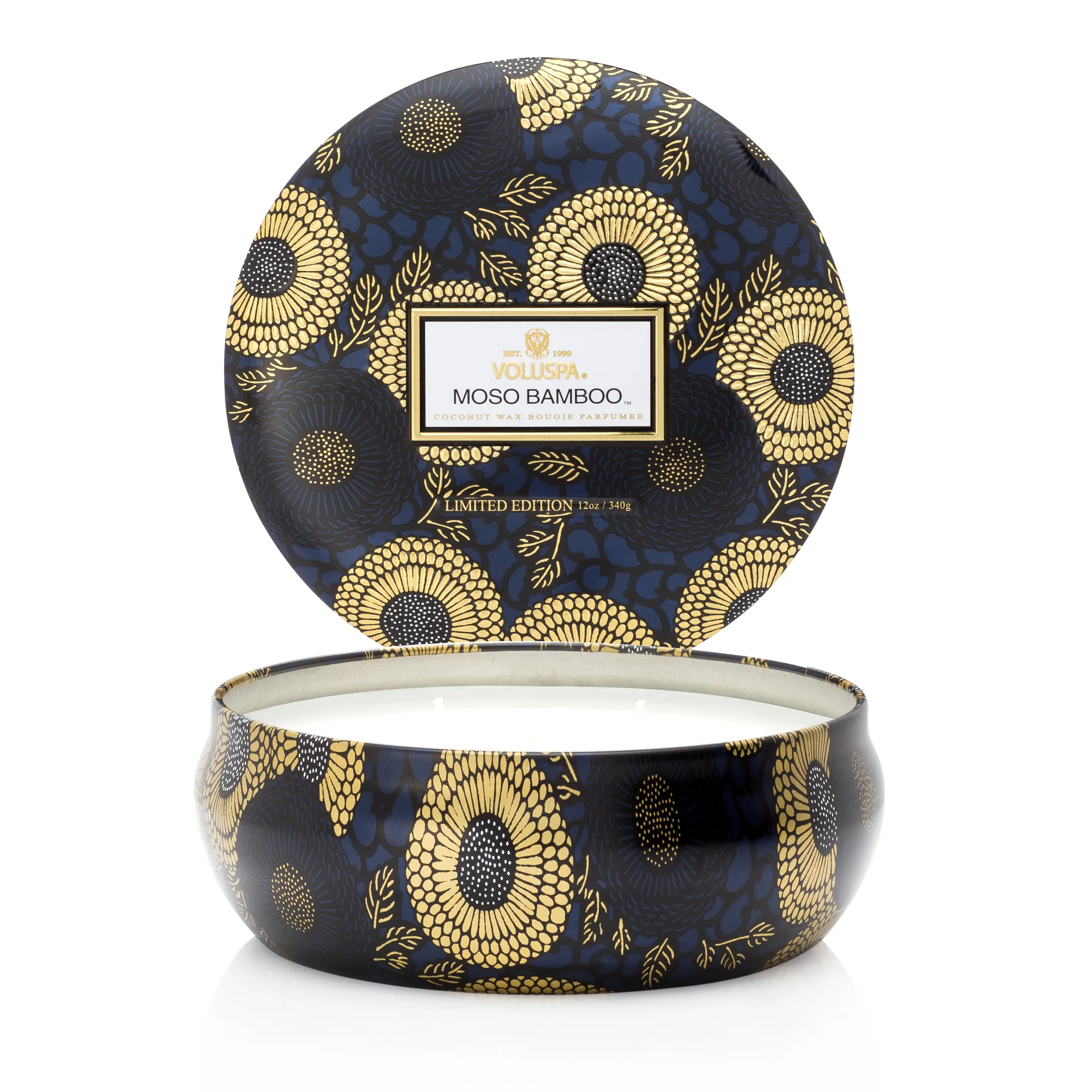 Vela perfumada 3-wick in a tin 60h, Moso Bamboo Voluspa