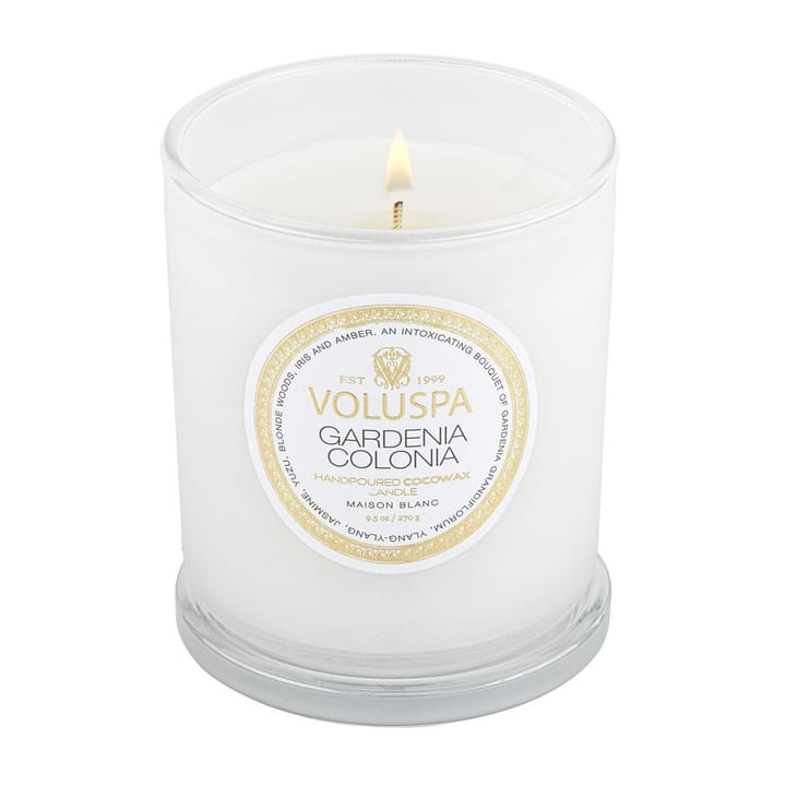 Vela perfumada Classic Maison Blanc 60 horas, Gardenia Colonia Voluspa
