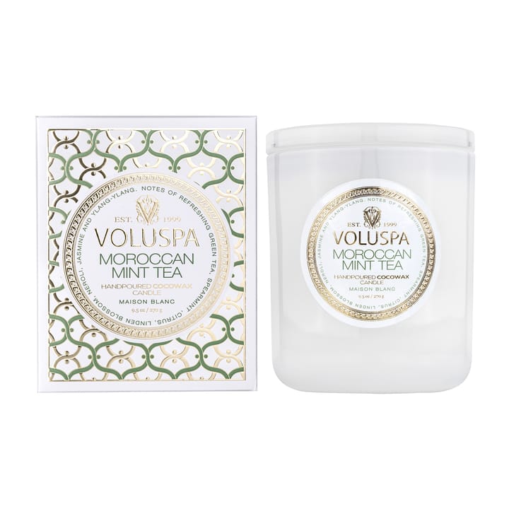 Vela perfumada Classic Maison Blanc 60 horas - Moroccan Mint Tea - Voluspa