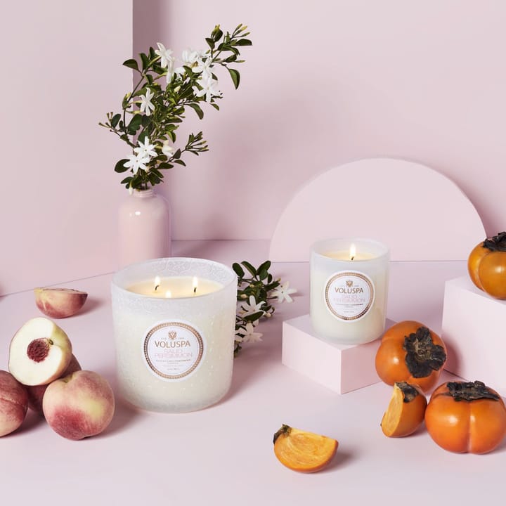 Vela perfumada Classic Maison Blanc 60 horas, Saijo Persimmon Voluspa