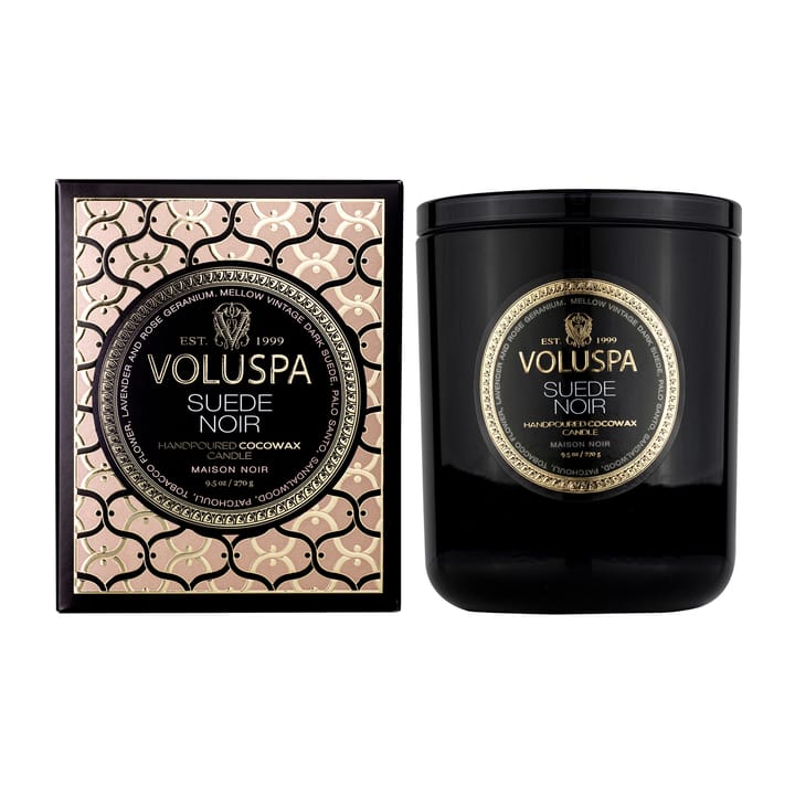 Vela perfumada Classic Maison Noir 60 horas - Suede Noir - Voluspa