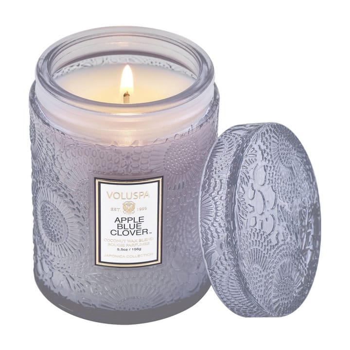 Vela perfumada en bote de cristal Japonica 50 horas, Apple Blue Clover Voluspa