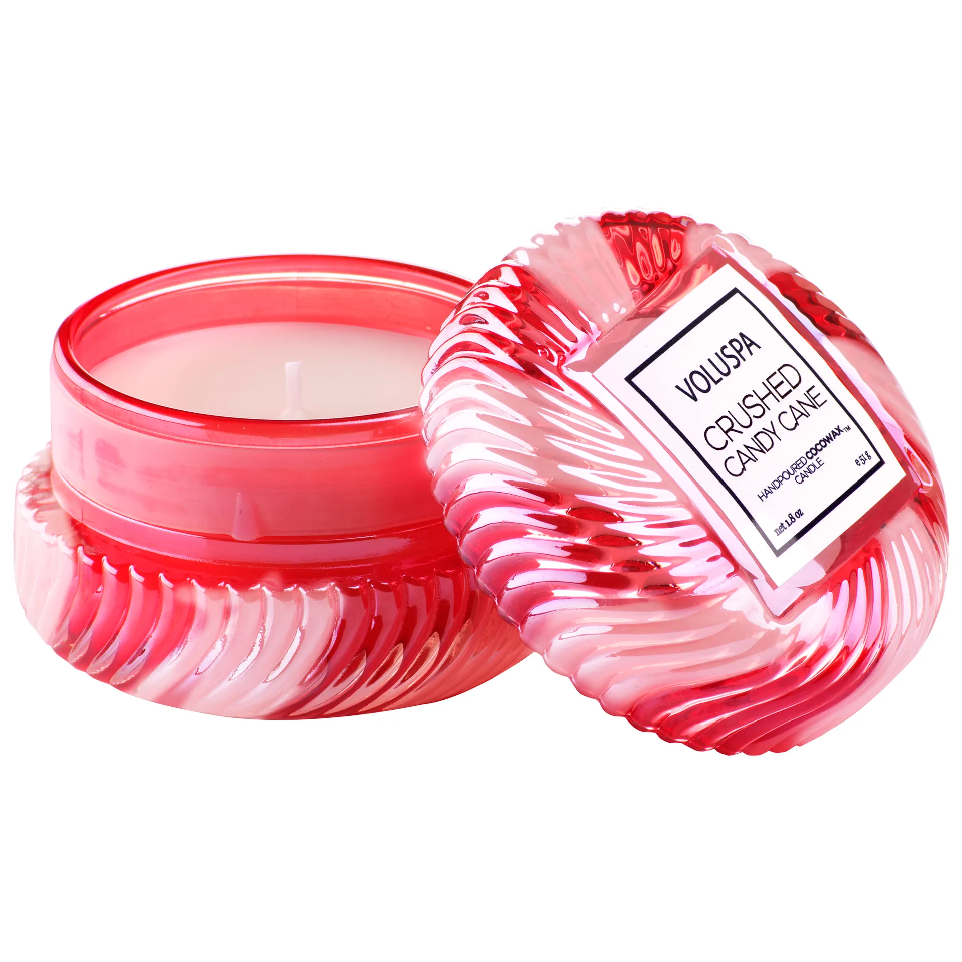 Vela perfumada Limited Edition Macaron 15 horas, Crushed Candy Cone Voluspa