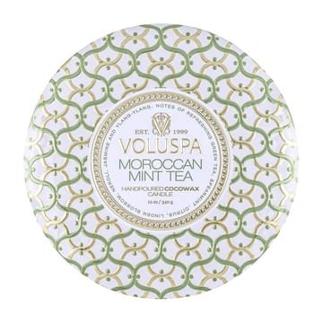 Vela perfumada Maison Blanc 3-wick Tin 40 horas - Moroccan Mint Tea - Voluspa