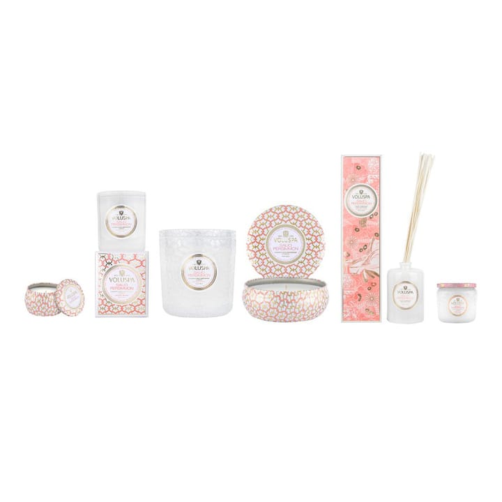 Vela perfumada Maison Blanc 3-wick Tin 40 horas, Saijo Persimmon Voluspa