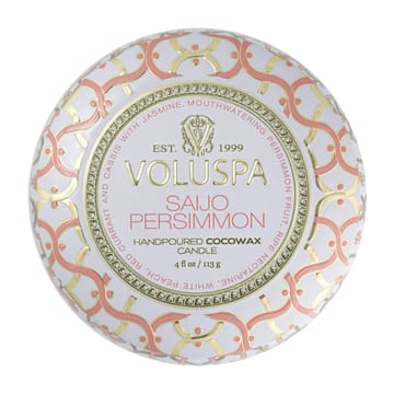 Vela perfumada Maison Blanc Mini Tin 25 horas - Saijo Persimmon - Voluspa