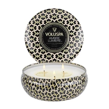 Vela perfumada Maison Noir 3-wick Tin 40 horas - Ambre Lumiere - Voluspa