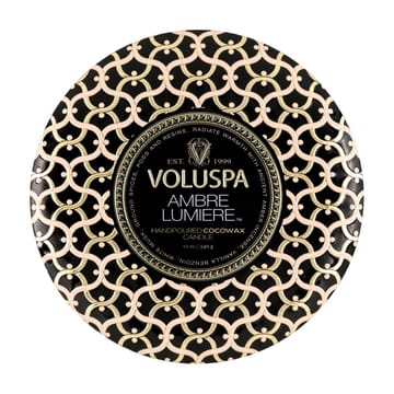 Vela perfumada Maison Noir 3-wick Tin 40 horas - Ambre Lumiere - Voluspa