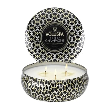 Vela perfumada Maison Noir 3-wick Tin 40 horas - Crisp Champagne - Voluspa