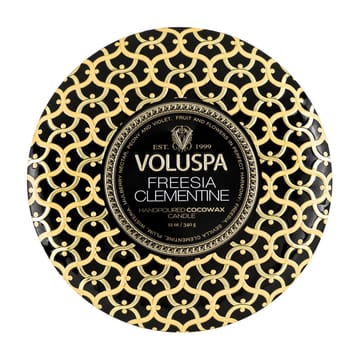 Vela perfumada Maison Noir 3-wick Tin 40 horas - Freesia Clementine - Voluspa