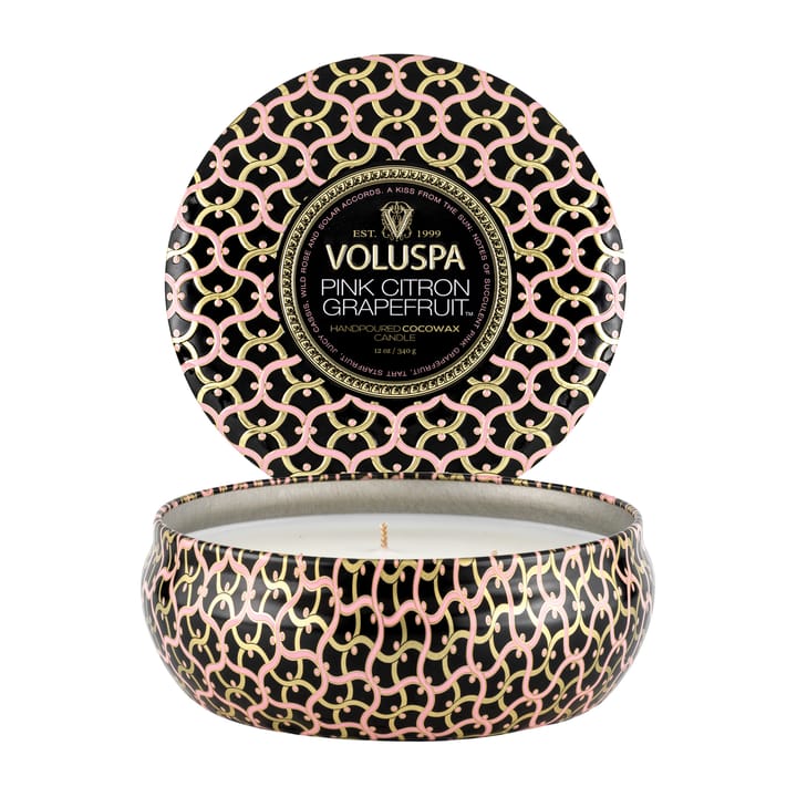 Vela perfumada Maison Noir 3-wick Tin 40 horas - Pink Citron Grapefruit - Voluspa