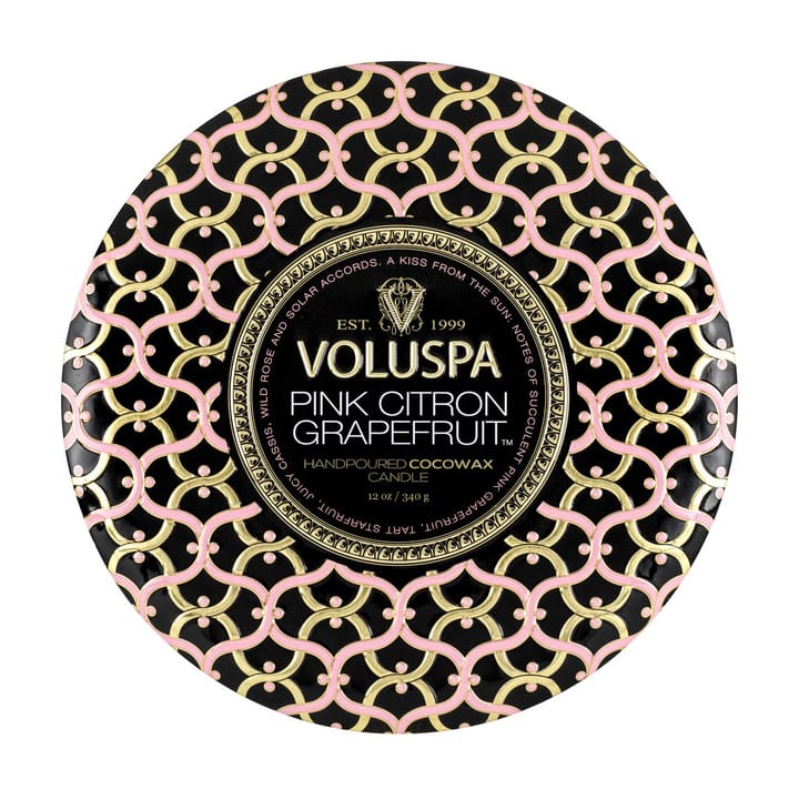 Vela perfumada Maison Noir 3-wick Tin 40 horas - Pink Citron Grapefruit - Voluspa