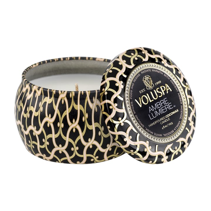 Vela perfumada Maison Noir Mini Tin 25 horas - Ambre Lumiere - Voluspa