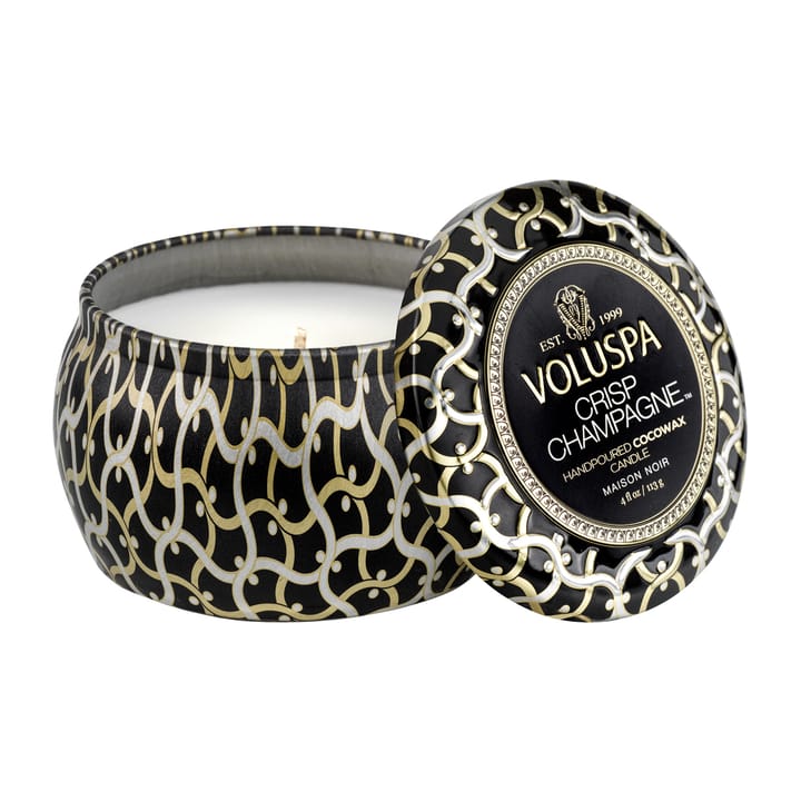 Vela perfumada Maison Noir Mini Tin 25 horas - Crisp Champagne - Voluspa